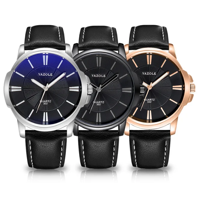 mens leather watch sale