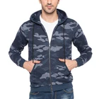 Autumn and winter new European and American men's sweater long-sleeved hooded warm blouse sweatshirt jacket