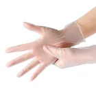 Hand Protector Power Free Mechanical Medical Household Use Food Safety Easy Fit Stretch PVC Disposable Vinyl Gloves