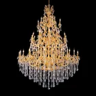 Big Classical Brass Chandelier Crystal Lighting