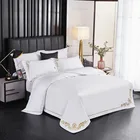 Egyptian Cotton Sets 100% Egyptian Cotton Wholesale White Hotel Duvet Cover Bed Sets
