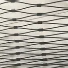 Inox stainless steel black oxidation wire rope mesh,stainless steel handrail inox mesh