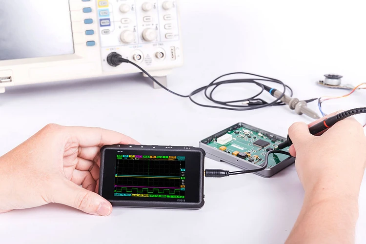 DSO203 upgrade DS213 4 Channel 100MS/s MINI Nano DSO213  Professional Portable Digital Oscilloscope Digital DSO 213