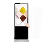 shopping mall floor stand lcd vertical display for advertising touch screen kiosk advertising equipment