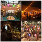 Lights String Solar 2020 Newest Item Fairy Lights String Multi Color Solar String Lights Outdoor Patio String Lights