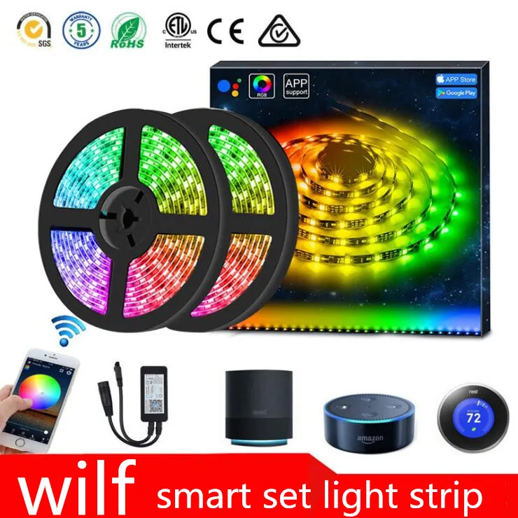 Gledopto zigbee led strip light set with mini controller and 5V led tape smart phone APP control - ANKUX.COM