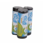 Black Trash Fold Custom Black Hdpe Biodegradable Roll Manufacturers Black Plastic Garbage Bags