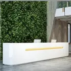 marble stone hotel reception decorations receptionist table ,office Reception Desk counter
