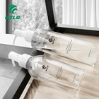 Gzlg Factory Wholesale Pet Plastic Round Eco Friendly Airless Oil Pump Shampoo Lotion Bottle With Pump
