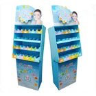 Plastic Hollow Board Stand Snack Toys Display Racks Supermarket Showy Beauty Corrugated Display Rack