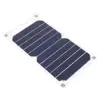 Most popular sunpower solar cells phone charger 5W 5V pocket solar panel charger for mobile phone