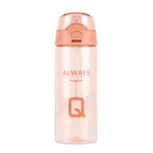 Plastic transparent tritan sports water bottle bpa free