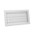 HVAC Single And Double Deflection Grilles Louver Ventilation Wall Register