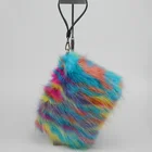 Fashion Fur Bag Fashion Handbags Chain Purses Women Fashion Shoulder Faux Fox Raccoon Fur Clutch Bag
