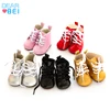 1pair Cute PU Doll Shoes Suit For 18 Inch Doll Boots Shoes Best Gift Accessories For Girl Dolls Baby Doll Clothes Accessories