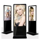 Indoor LCD touch screen vertical rotating advertising digital signage panel with solution