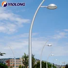 3 meter 4 meter 5m 6 m arc shaped stainless steel street led lighting pole