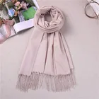 Wholesale 2019 hot sale big cashmere scarf high quality unisex cheap soft cashmere blue blank scarves