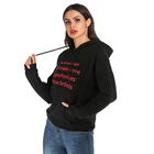 Fashion custom letter printing loose round neck long sleeve women's T-shirt