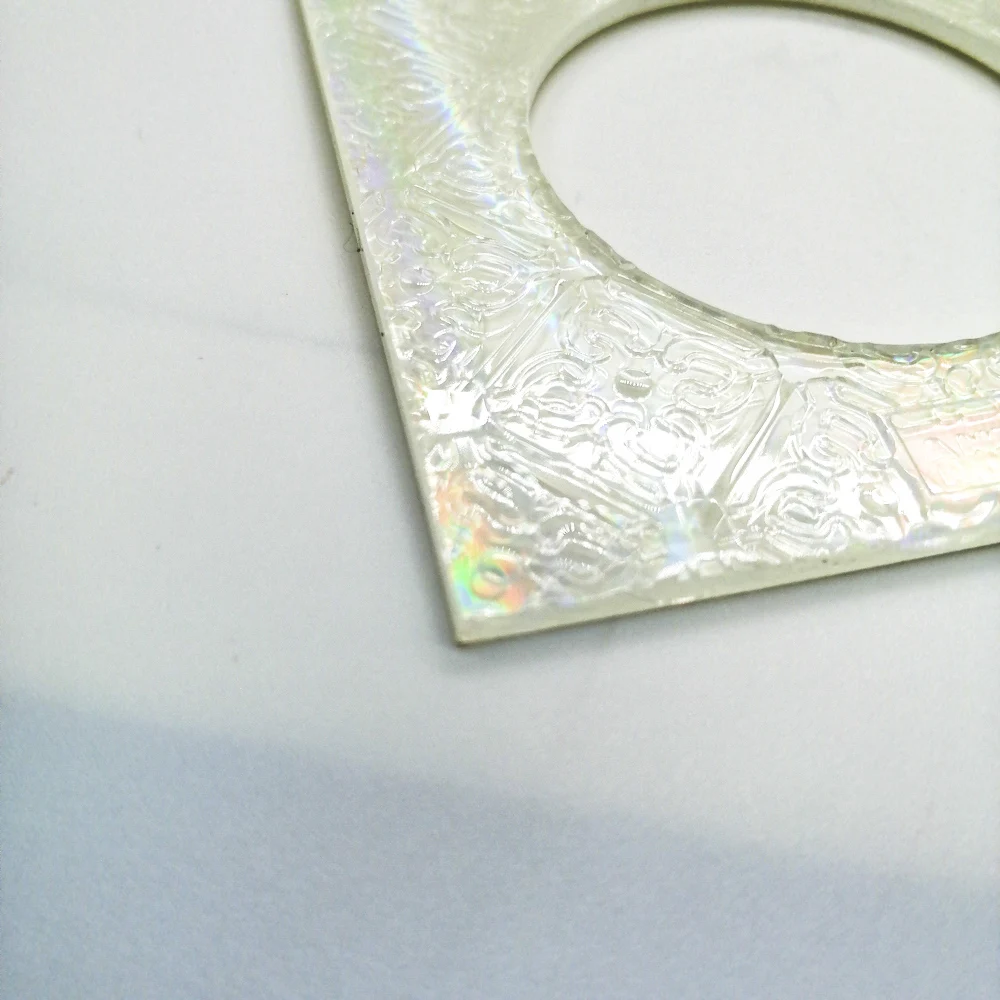 Sheet Tempered Glass Factory Custom Square Hole Patterned Glass