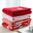 Printed Towels Set Second Hand Towels Custom Design 100% Cotton Printed Valentine's Kitchen Tea Towels Set