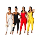 Dress Pants 2020 Fashion Summer New Women's Dress Casual Printed Halter Bandage Pants 2 Piece Set