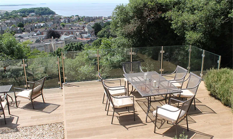 Factory Direct Stainless Steel Balustrade Glass Railing For Terrace Outdoor Use