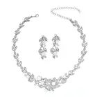 Wholesales Fashion Jewelry Set Bridal Necklace Earrings Set Wedding Party Accessories