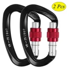 Factory wholesale outdoor climbing wire gate carabiner aluminum for Hammock Climbing Rappelling Hiking