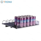 Convenience Store Freezer Gravity Feed Shelving Beverage Glides Roller Shelf System