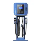 Ark 30kw dc charging stations wall mounted ev charger with CCS combo-2+CHAdeMO 2 outlet
