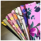 New fashion 100% polyester chiffon custom digital printing fabric for dresses oxford fabric