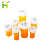 Plastic Vial Plastic Vial Supplier Plastic Medicine Bottle Child Resistant Cap Customised Color Reversible Cap Vial