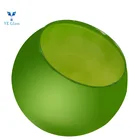 Customized Home Lamp Glass Cover Hand Blown Glass Lighting Cover Spray Painted Green Ball Lampshade