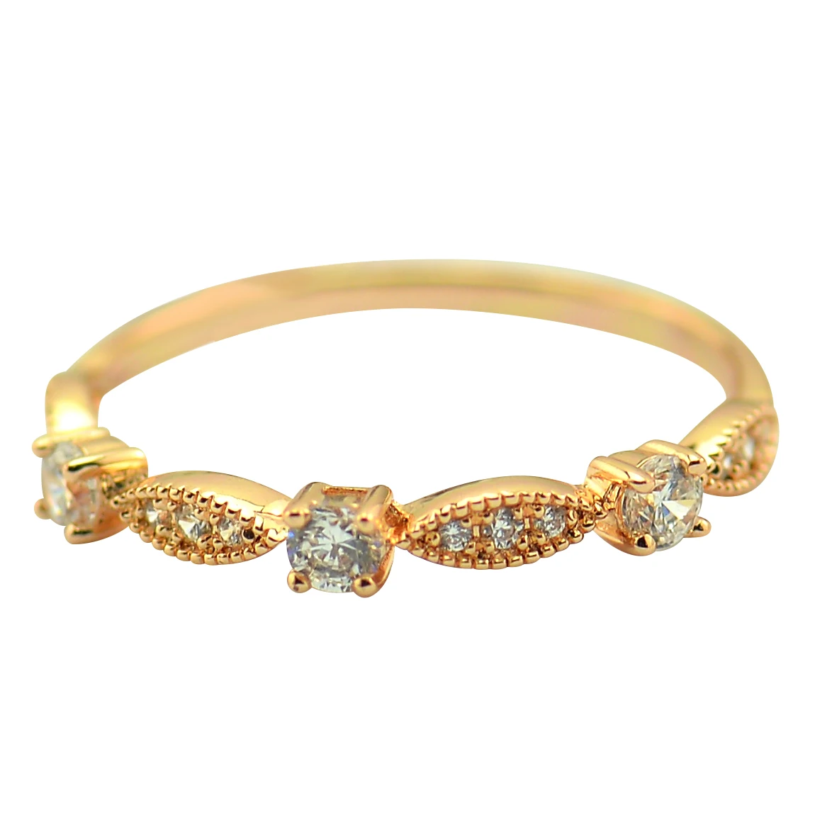 Hot Sale Engagement Ring Band 10K 14K 18K Gold Lab Diamond Rings Women Jewelry Ring