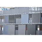 Fixed Waterproof Aluminium Louver Panel