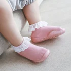 Hot Sale Little Girl Baby Boot Booties Socks Lace Ruffle Newborn