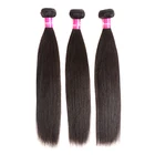 Double Drawn Hair Weft 100% Cuticle Aligned Human Hair Straight Hair Extension Bundles