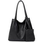 2019 customized reusable leather shopping bag new women shoulder bags