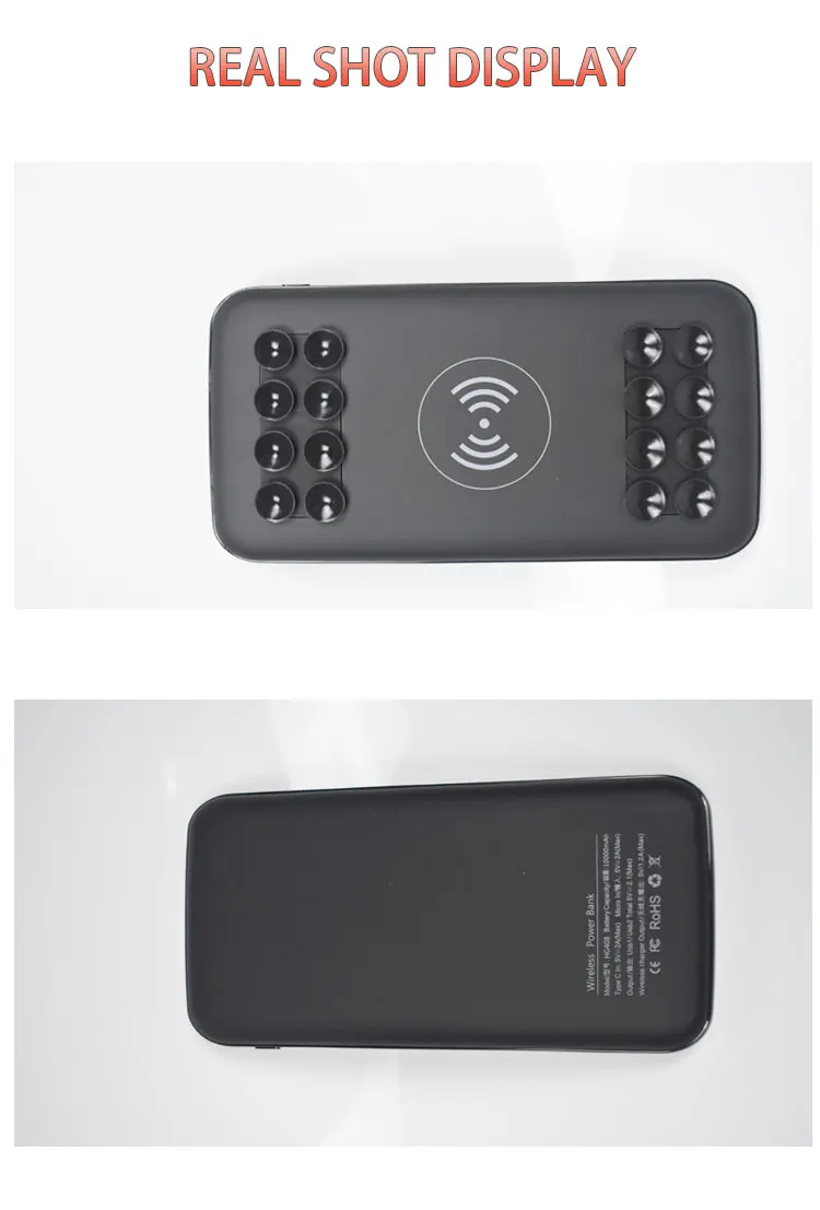 Power Bank 10000mAh Wireless Charging Treasure Suction Style Light Portable Mobile Phone Wireless Charger External Battery Pack - ANKUX.COM