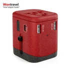 New wholesale gift items singapore malaysia travel plug adapter with Type-C and 3 USB for smart USB port socket charger