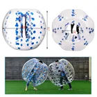 Hot Selling Adult TPU / PVC Body Zorb Bumper Ball Suit Inflatable Bubble Football Soccer Ball With Colored Dots
