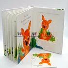 L 0-13 Years Hot Christmas Gift Cartoon children Die cutting Book Printing Good Quality