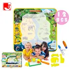 Amazon Popular Magic Water Aqua Painting Book Canvas Cloth DIY Drawing Doodle Mat Board Toy Kit For Kids