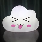 Battery operated led kids nursery nightstand lamps baby bedroom night light LED for pvc white
