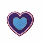 2020 New Design High-quality Heart Shaped Special Pattern Embroidery Patch To Sew A Patch Of Clothes