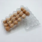 Cheap Home Kitchen Disposable Biodegradable Transparent 18 Holes Incubetor Chicken Blister Plastic Quail Egg Trays
