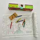 Factory Directly printing drawing paper roll for child printed kids