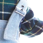 Dog Clothes Winter Clothing Plaid Jean Dogs Clothes Pet Cloth Winter Clothes