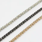 2020 Craft Crystal Various Rhinestone Chain Applique Beaded Lace Ribbon Trim